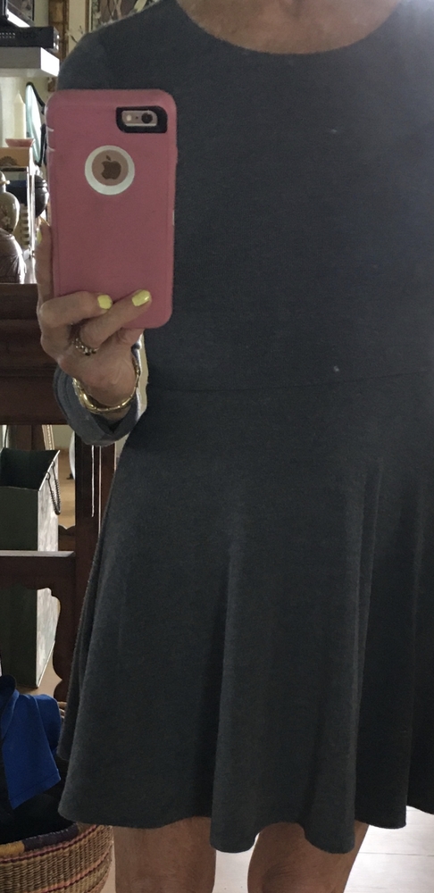 long sleeve jersey  dress
